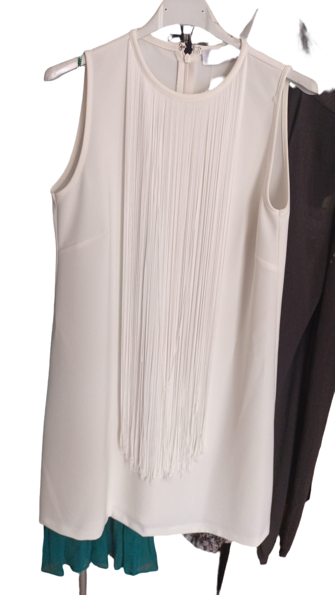 Abito kaos con frange